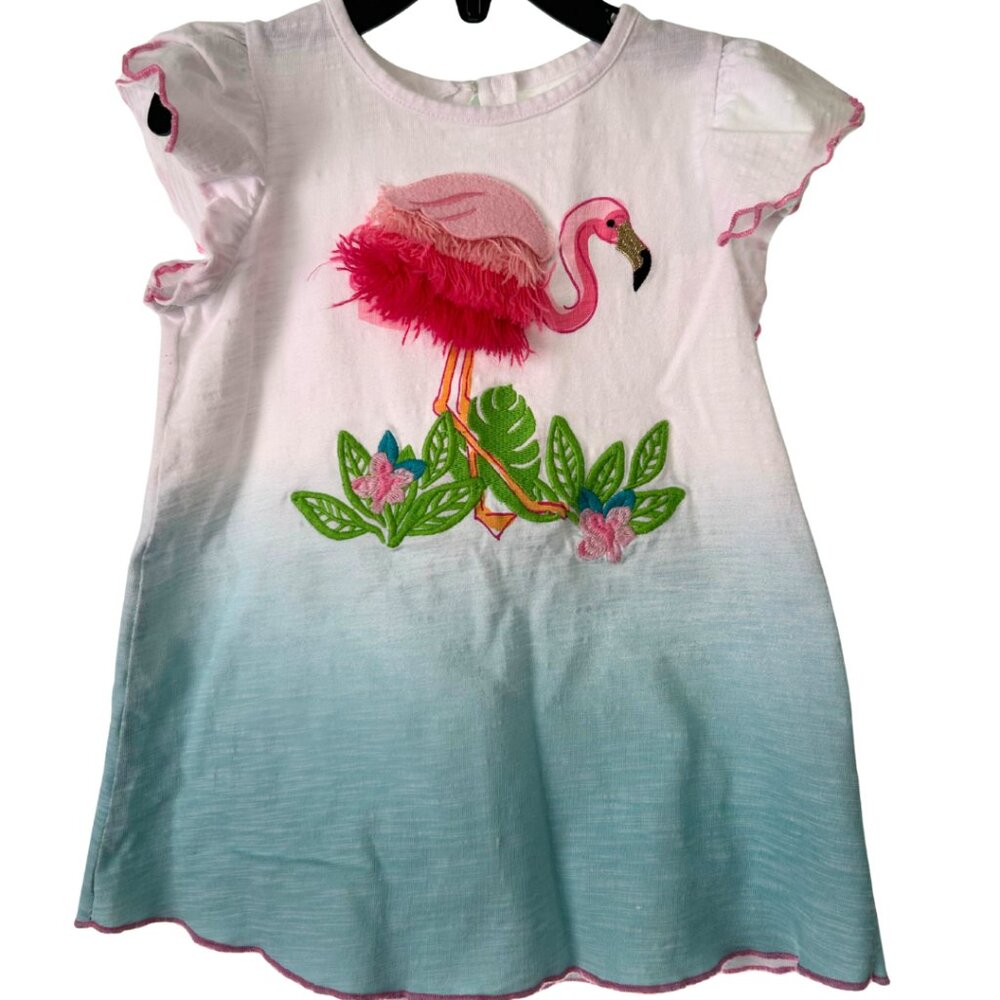 Mud Pie Girls Flamingo Tunic